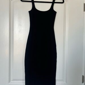 American Apparel Black Bodycon Midi Dress XS